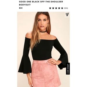 Lulus Black Bodysuit Small 🖤